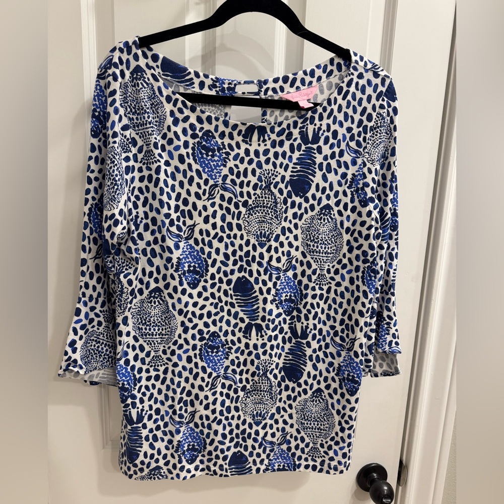 Lilly Pulitzer Pima Cotton Fontaine Top